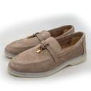 Women's beige loafers