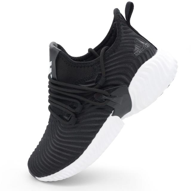 Adidas Alphabounce Instinct women's sneakers black and white.