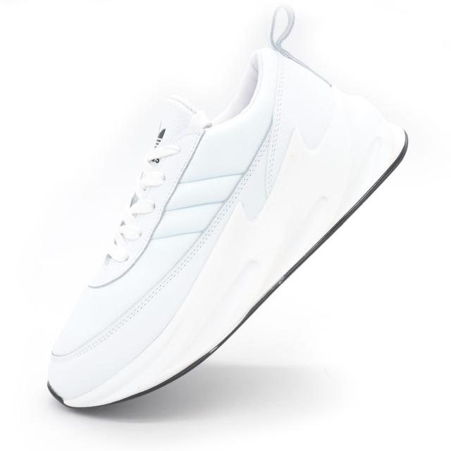 Adidas Sharks women's sneakers are white.