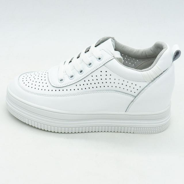 Women's wedge sneakers Fashion 131-1 white