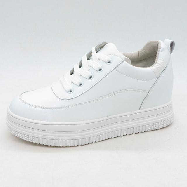 Women's leather sneakers Fashion 131 white