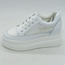 Women's wedge sneakers Fashion 2681 white