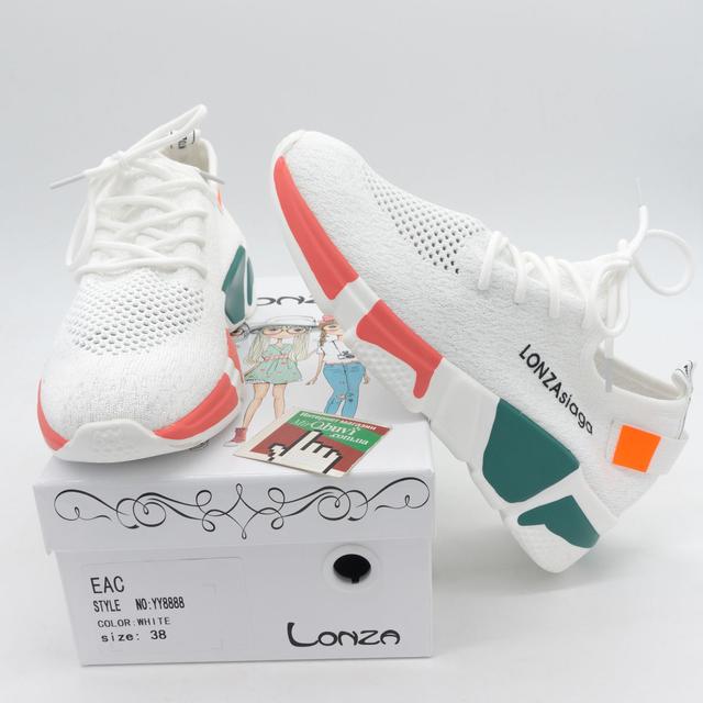 Lonza yy8888 white women's sneakers