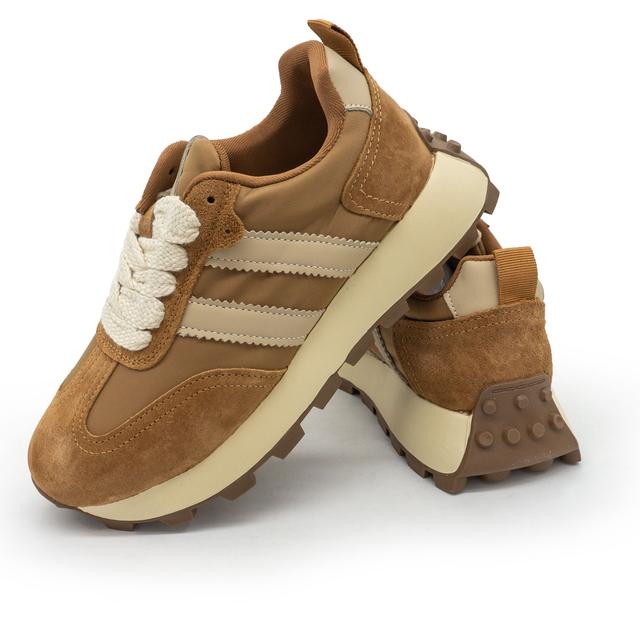 Women's sneakers miyou 9606 brown