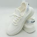 Women's textile sneakers BK-2 white