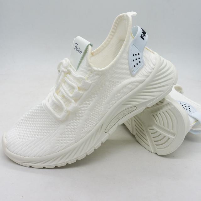 Women's textile sneakers BK-3 white