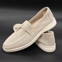 Women's beige loafers  suede