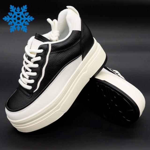 Women's winter sneakers Fashion 519 black-white