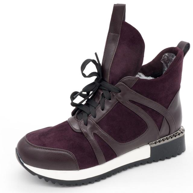 high sneakers LICCI B453-H2493-2 purple