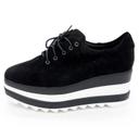 Platform sneakers LICCI B431-M2364-2 black suede