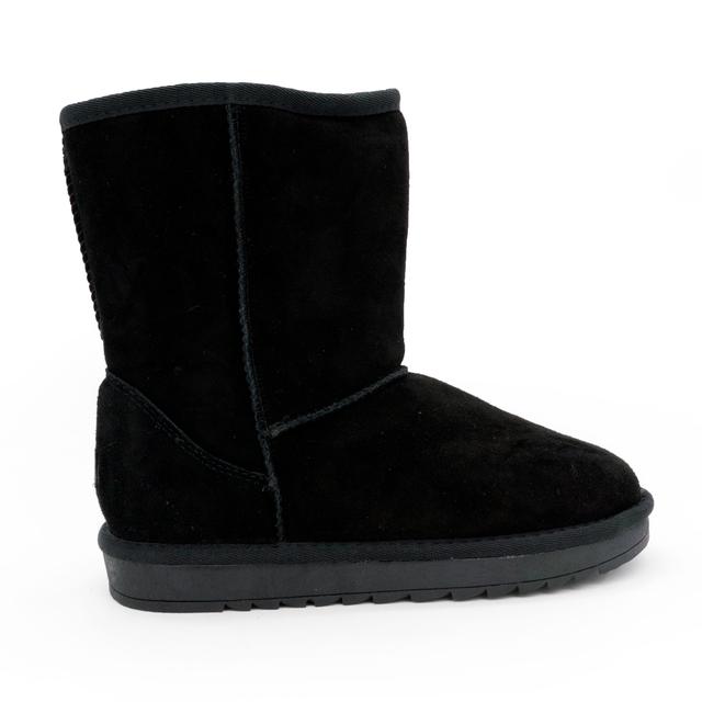 high winter women's UGG black natural suede.