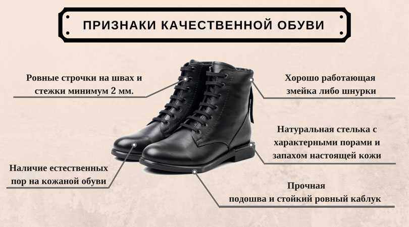 Фото Как проверить качество обуви?
