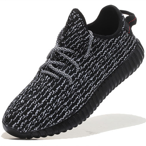 фото front Кросівки Adidas Kanye West Yeezy 350 чорні з білим front