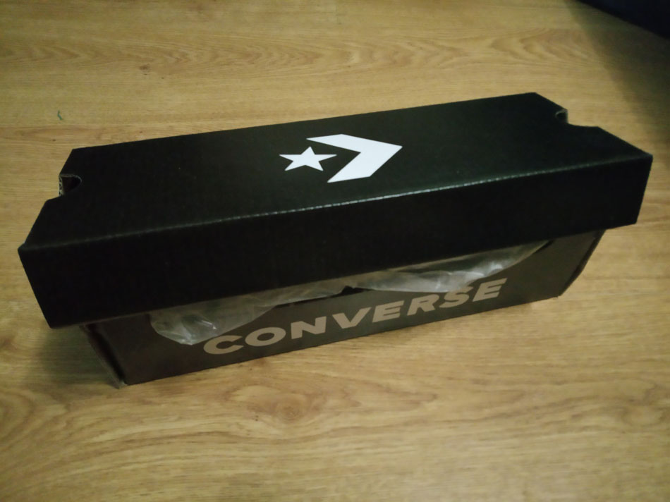 велике фото №6 Кеди Converse високі чорно-білі