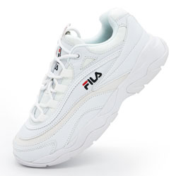 фото Жіночі білі кросівки FILA Ray. Топ якість!