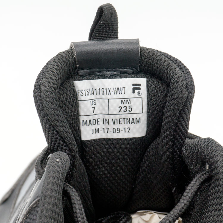 велике фото №6 Жіночі чорні кросівки FILA Ray. Топ якість!