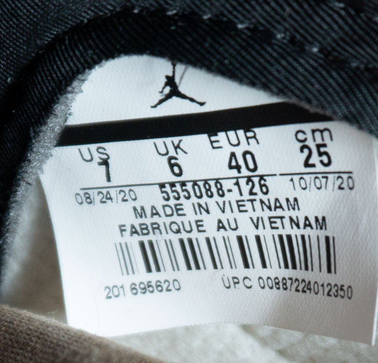 велике фото №6 Високі сірі кросівки Nike Air Jordan 1 Retro High. Топ якість!