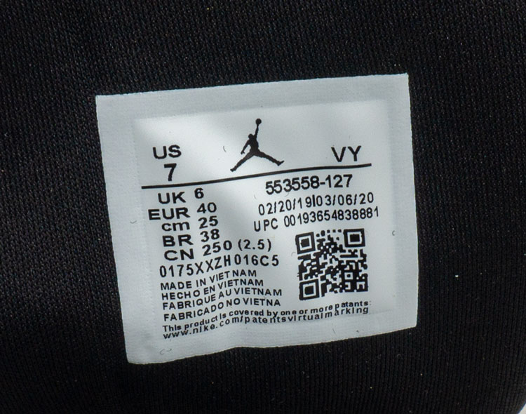 велике фото №6 Низькі чорні з жовтим кросівки Nike Air Jordan 1